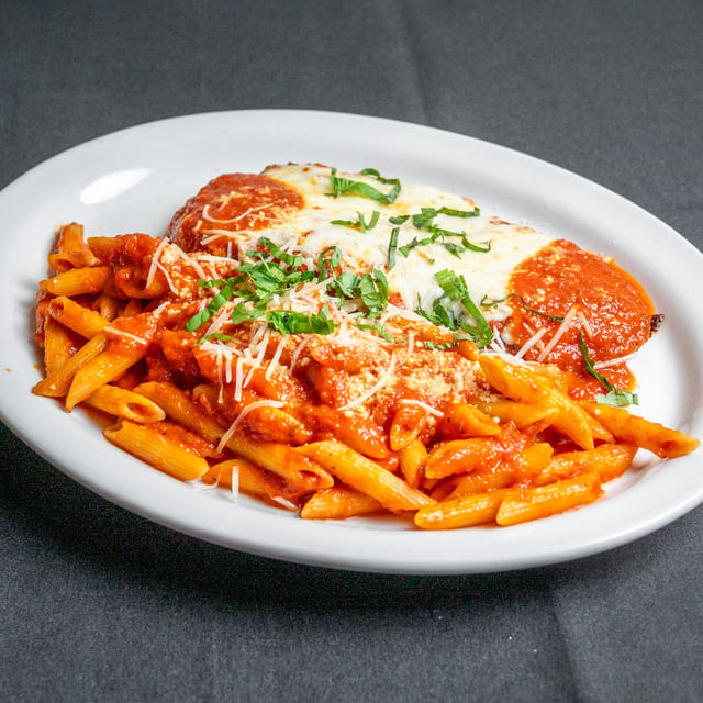 Eggplant Parmigiana.