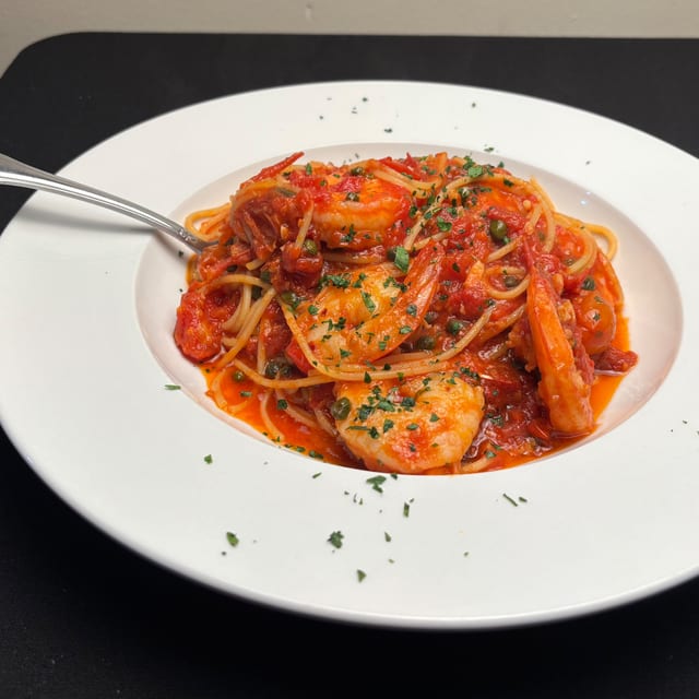 Shrimp Fra Diavolo.